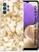 Samsung Galaxy A32 5G TPU Silicone Hoesje Marmer Goud