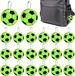 Réflecteur de sécurité pour enfants, football, pendentif réfléchissant, sécurité nocturne, PVC, réfléchissant, avertissement, réfléchissant, pour sac à dos