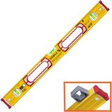 Stabila Stelwaterpas 196-2 - zwaar profiel - 183 cm - Geel