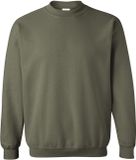 Gildan Zware Blend Unisex Adult Crewneck Sweatshirt voor volwassenen (Militair Groen)