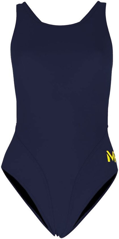 Phelps, Michael Solid Mid Back - Badpak - Dames - Navy Blauw - 34