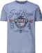 Jan Vanderstorm heren T-shirt HELGO Plus Size blauw