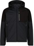CMP Softshell jas met capuchon antraciet Volwassenen