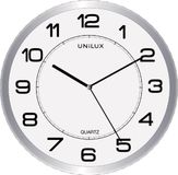 Unilux Attraction Wandklok - Grijs/Wit - Ø 22 cm - Rond - Stil