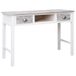 vidaXL Schrijftafel 110x45x76 cm hout grijs