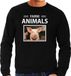 Bellatio Decorations Shoppartners Bv Dieren foto sweater Varken - zwart - heren - S