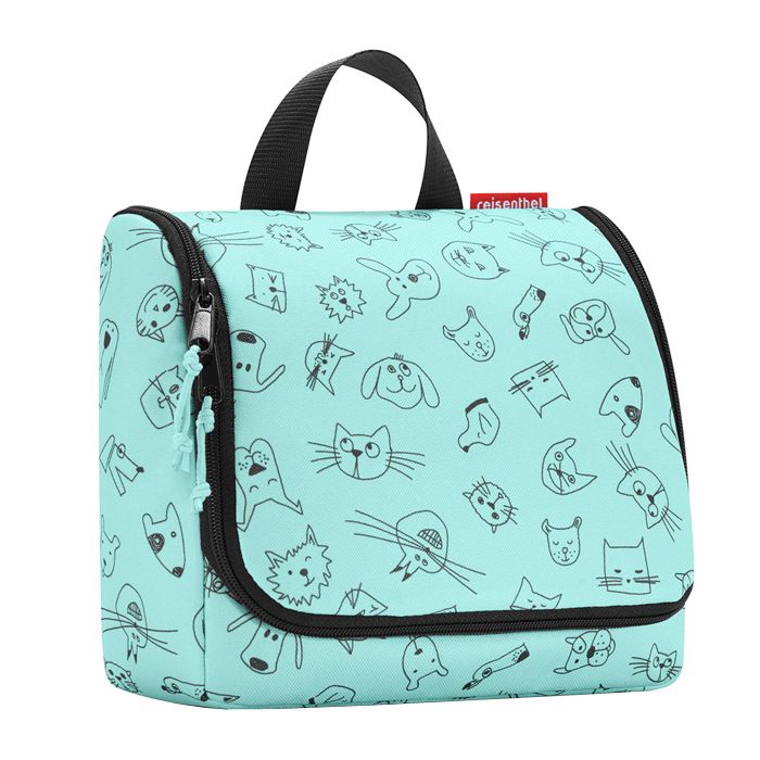 reisenthel Toiletbag Kids Cats and Dogs Mint - 4012013701726