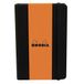 RHODIA 118669C - Hardcover Webnotebook Notitieboek Zwart - A5 14 x 21 cm - Effen - 192 Pagina's - Clairefontaine Ivoor Papier 90 g/m² - Leeslint, Elastieksluiting - Imitatieleer - Collectie Rhodiarama