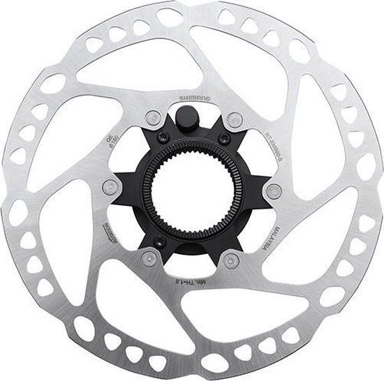Shimano Steps Rt-em600 160 Mm Center-lock Rvs Zilver Remschijf