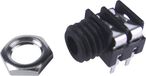 Cliff FCR1281 Jackplug 3.5 mm Bus, montage horizontal Nombre de pôles : 2 Mono Noir 1 pièce(s)