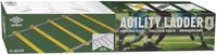 Dunlop Umbro Loopladder - 4 Meter - Speed Ladder - Agility Ladder - Voetbal Trainingsmateriaal - Incl. Grondpinnen en Opbergtas - Geel