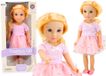Lean Toys Pop in een jurk met tule roze blond haar