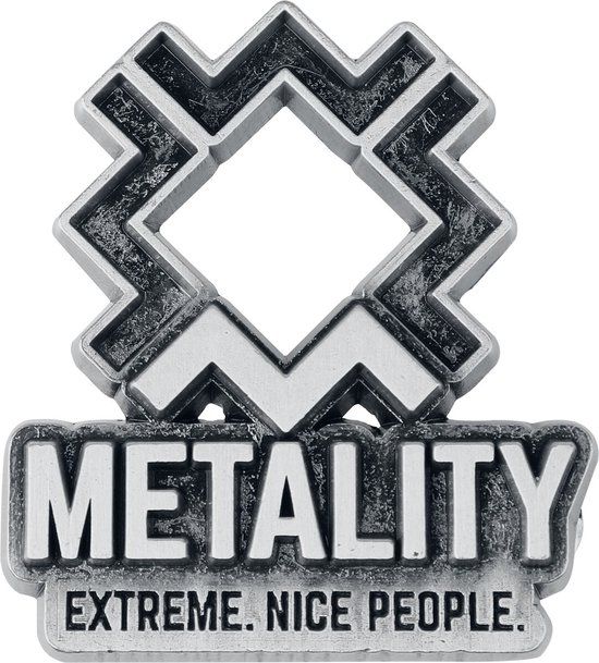 Metality Logo Pin Unisex Speld - Neutraal - Standard