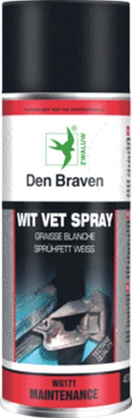 Zwaluw wit vet spray 400 ml