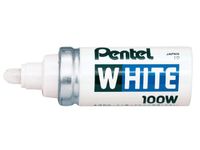 Pentel Viltstift 100W lakmarker rond wit 4mm