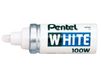 Pentel Viltstift 100W lakmarker rond wit 4mm