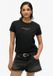 Superdry Sport Luxe T-shirt Dames Vulcan Black