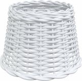 vidaXL Plafondlampenkap Ø30x20 cm wicker wit
