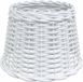 vidaXL Plafondlampenkap Ø30x20 cm wicker wit