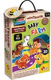 Lisciani Montessori Baby Farm Houten Spel