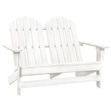VidaXL Tuinstoel Adirondack 2-zits Vurenhout Wit