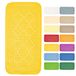Spirella - Badmat PVC Model Alaska - Antislip Badmat met Zuignappen + Afvoergaten tegen Schimmel - Kleur Zonnig Geel - Grootte 91 x 36 cm - Badkameraccessoires