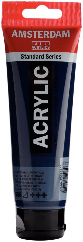 Amsterdam Standard acrylverf tube 120 ml Pruisischblauw phtalo halftransparant