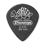 482R.88 Dunlop Tortex Pitch Black Jazz III – 0,88 mm – Zwart – 72 plectra