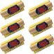 Synx Tools Brosse à ongles bois set de 6 pièces