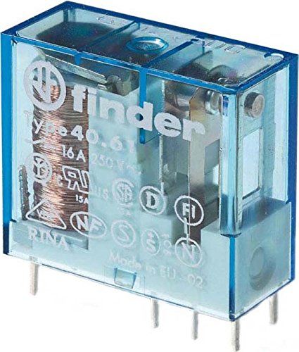 FINDER 40.61.9.024.4000 stekker/printrelais 24 V DC 1 W 16 A