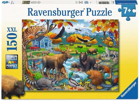 Ravensburger Wildlife Gathering Kinderpuzzel – 150 Stukjes