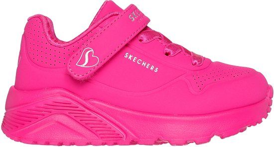 Skechers Uno Lite - Meisjes Sneakers - Roze - Maat 23 - Roze