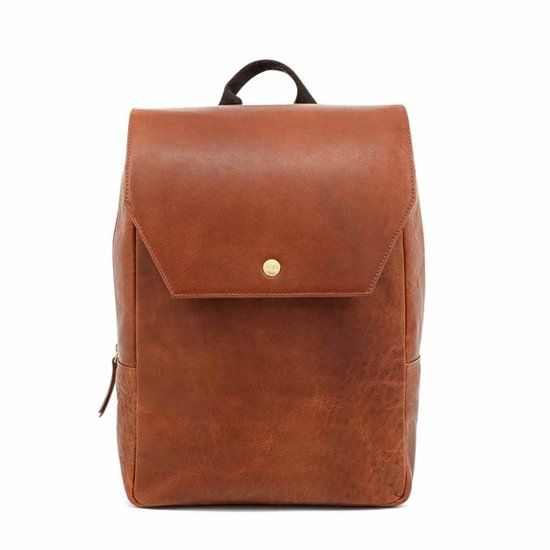 Mosz Dames laptop rugtas 15 inch - cognac