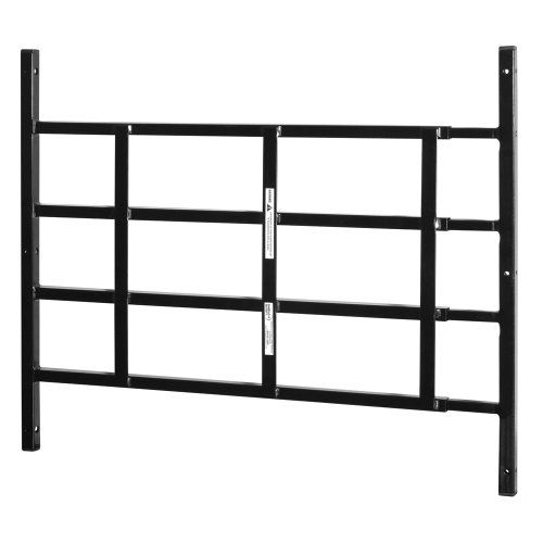Prime-Line Products S 4751 Fixed Window Guard, 31" - 54" x 21-1/2", Steel, Black, 4-Bar, Non-Egress
