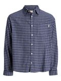 JACK & JONES Overhemd 'JORFREDERIKSBERG' marine / navy / wit
