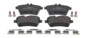 Ferodo FDB1593 PREMIER remblokkenset, schijfrem - (4-delig) - (4 stuks) | Compatibel met: MERCEDES-BENZ A-CLASS