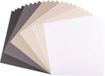 Vaessen Creative Cardstock - Zwart - 30,5 x 30,5 cm - 24 vellen - Textuur - 216 g