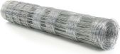 Wiltec wildhek 125/13/15 50 meter lang, 125 cm hoog, 13 draadrijen, 15 cm maaswijdte, weidehek van gevlochten draad, draadhek voor bos- en landbouw