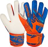 Reusch Attrakt Solid Junior Keepershandschoenen Oranje, Blauw 8 Kinderen