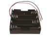 RS PRO Batterijhouder met draadaansluiting voor 4 x AA batterijen