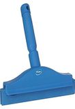 Vikan 77113 Squeegee, Ultra Hygiëne, Dbl Blade, Hand,25 cm, Blauw