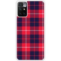 Redmi Bedrukt siliconen hoesje compatibel met Redmi 10 Tartan Rouge 2