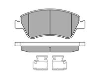 MEYLE Bremsbeläge vorne (Satz) 0252412219/W Vorderachse | Compatibel met: TOYOTA AURIS, COROLLA Stufenheck
