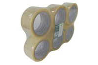 Q-Connect KF01791 plakband 50 mm x 66 m, 6 stuks