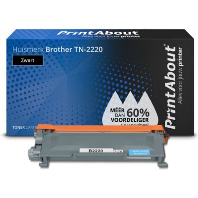 PrintAbout Compatible Brother TN-2220 Toner - Black - High Yield