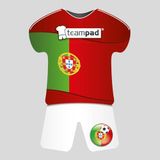 Antisliponderlegger Chinchilla Antislipmat in Portugal Jersey Design - Autohouder voor mobiele telefoons en GPS - Jersey stijl - Voor het wereldkampioenschap voetbal - Waterdichte mat zonder lijm