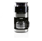 Domo DO721K Koffiemachine met bonenmaler - RVS/Zwart