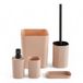 Utility Set van 5 badkamer- en WC-accessoires UTILITY Rose Modern Plastic