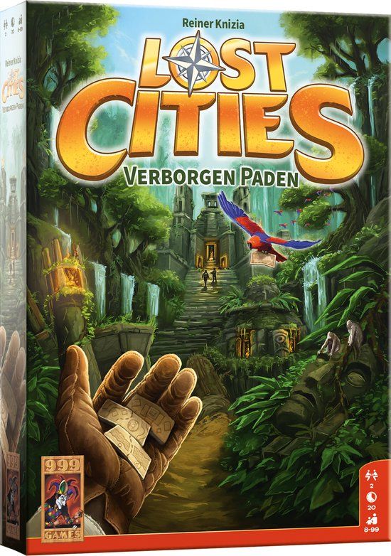 999 Games Lost Cities: Verborgen Paden - Bordspel