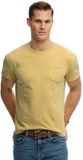 Superdry Classic Cotton Linen Pocket T-shirt Heren XL Hampton Yellow
